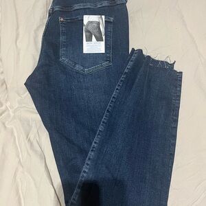 H&M Dark Blue Straight Leg Jeans